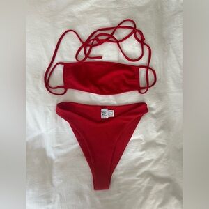 Red Bikini Set